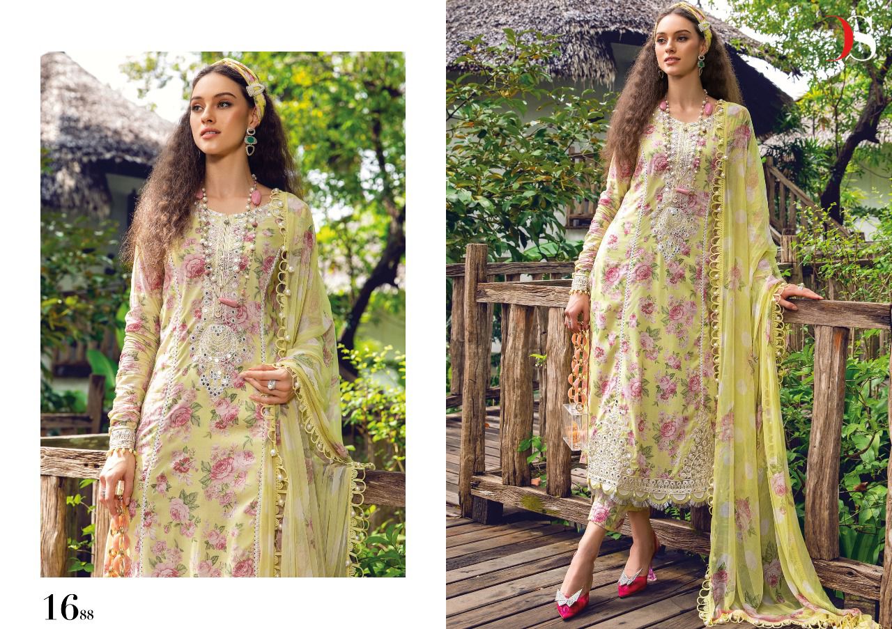Deepsy Maria B M Print 22 Vol 3 Cotton Casual Wear Pakistani Salwar Suits Collection